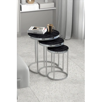 Gümüş C Zigon Bendir Siyah 3lü