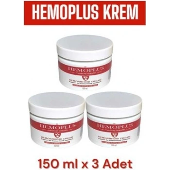 Hemoplus Hemorrhoid Cream 150 ml x 3 Adet