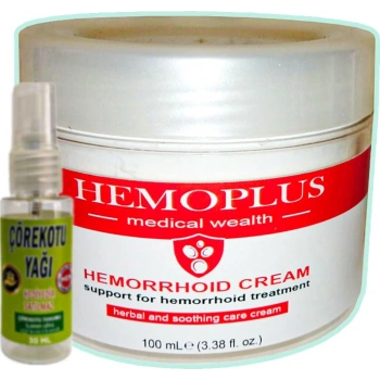 Hemoplus Krem 100 ml + Çörek Otu Yağı 30 ml