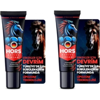 Hors Active Cream Erkekler İçin Krem 50 ml - 2 Adet