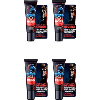 Hors Active Cream Erkeklere Özel Ürünü 50 ml 4 Adet