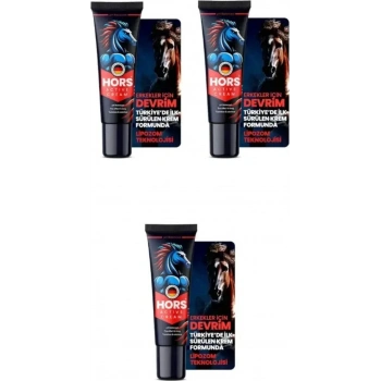 Hors Active Cream Krem 50  ml x 3 Adet