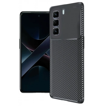 İnfinix Hot 50 Pro Plus 4G Auto Focus Karbon Kapak - Siyah