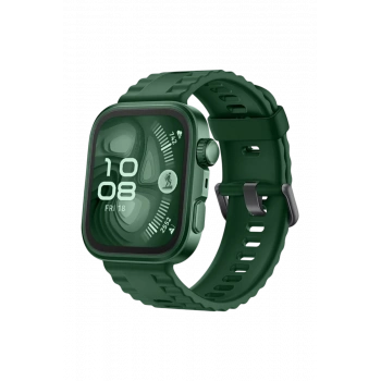 Huawei Fit 4 Nova Silikon Kordon - Koyu Yeşil