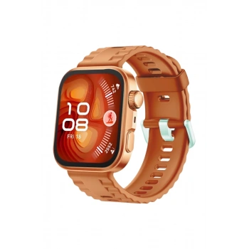 Huawei Fit 4 Nova Silikon Kordon - Turuncu