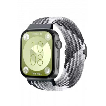 Huawei Fit 4 Star Kordon - Gri-Siyah