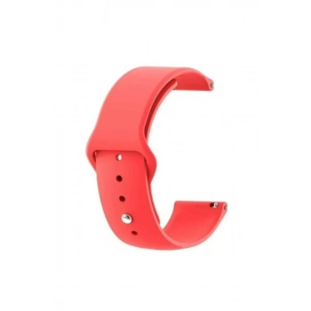 Huawei GT4 41mm 18mm Klasik Kordon - Kırmızı