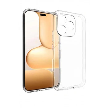 Huawei Honor 600 Lite Uyumlu Lüx Şeffaf Silikon - Şeffaf