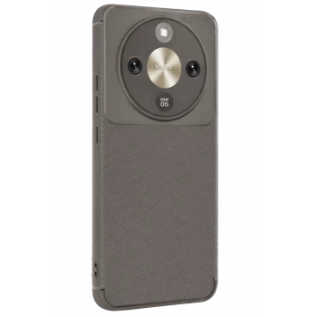 Huawei Honor Magic 8 Lite Uyumlu Auto Focus Karbon Kapak - Gri