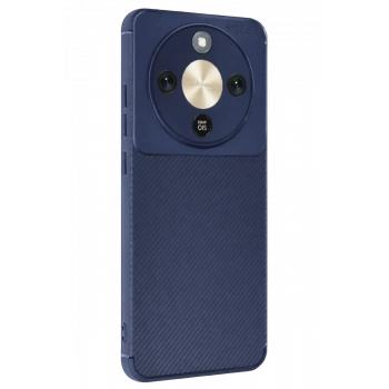 Huawei Honor Magic 8 Lite Uyumlu Auto Focus Karbon Kapak - Lacivert