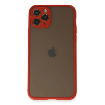 Apple iPhone 11 Pro Kılıf Montreal Silikon Kapak - Kırmızı