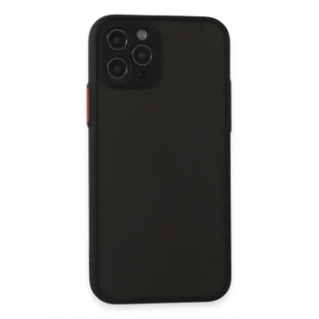 Apple iPhone 11 Pro Kılıf Montreal Silikon Kapak - Siyah