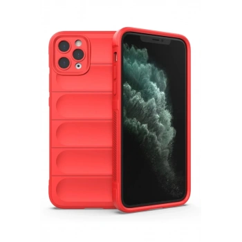 Apple iPhone 11 Pro Kılıf Optimum Silikon - Kırmızı