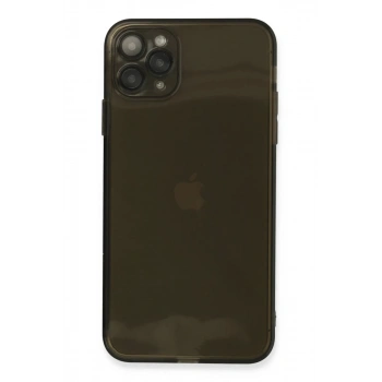 Apple iPhone 11 Pro Max Kılıf Fly Lens Silikon - Siyah