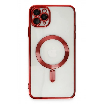 Apple iPhone 11 Pro Max Kılıf Kross Magneticsafe Kapak - Kırmızı
