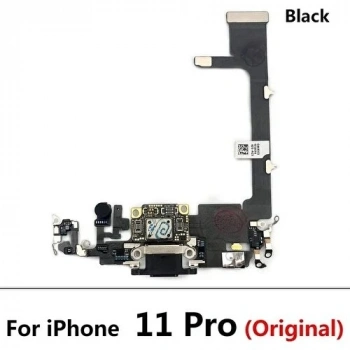 Iphone 11 Pro Uyumlu Full Şarj Soketi (ORJ) Siyah
