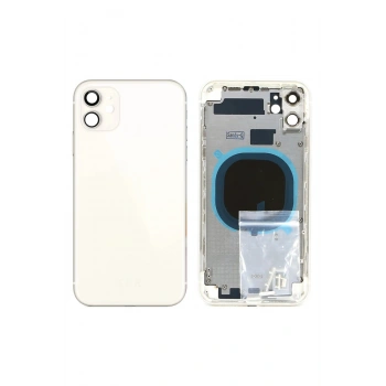 Iphone 11 Uyumlu Boş Kasa + Kapak Beyaz