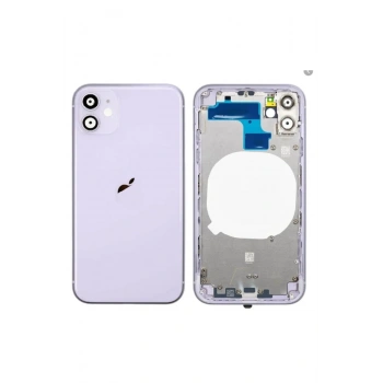 Iphone 11 Uyumlu Boş Kasa + Kapak Mor