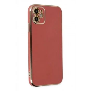 Apple iPhone 12 Kılıf Volet Silikon - Kırmızı