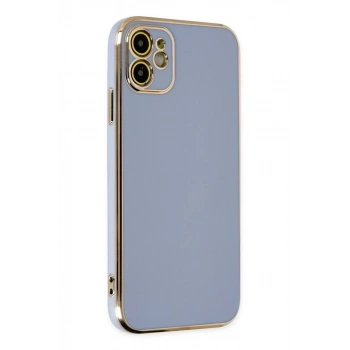 Apple iPhone 12 Kılıf Volet Silikon - Mavi