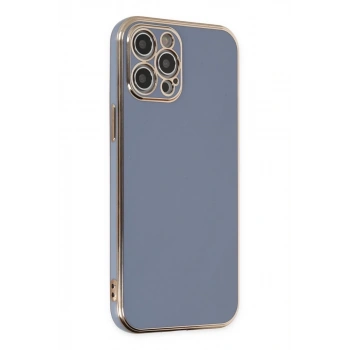 Apple iPhone 12 Pro Kılıf Volet Silikon - Mavi