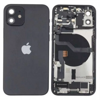 iPhone 12 Uyumlu FULL Dolu Kasa (Siyah)