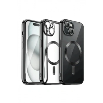 Apple iPhone 13 Kılıf Kross Magneticsafe Kapak - Siyah