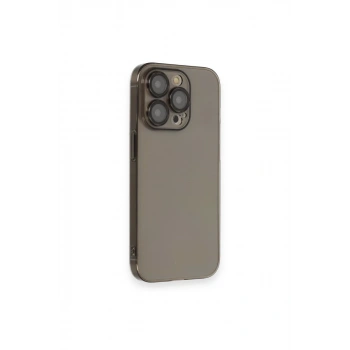Apple iPhone 13 Pro Kılıf Armada Lensli Kapak - Siyah