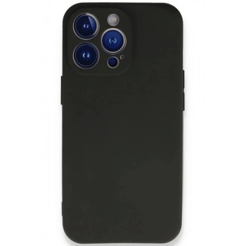 Apple iPhone 13 Pro Kılıf First Silikon - Siyah