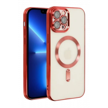 Apple iPhone 13 Pro Kılıf Kross Magneticsafe Kapak - Kırmızı