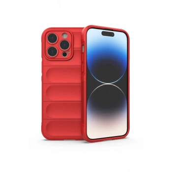 Apple iPhone 13 Pro Kılıf Optimum Silikon - Kırmızı