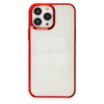 Apple iPhone 13 Pro Max Kılıf Element Silikon - Kırmızı