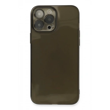 Apple iPhone 13 Pro Max Kılıf Fly Lens Silikon - Siyah