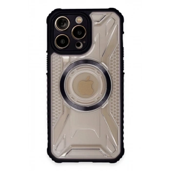 Apple iPhone 13 Pro Max Kılıf Prag Magneticsafe Kapak - Siyah