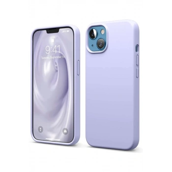 Apple iPhone 14 Kılıf First Silikon - Lila