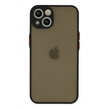 Apple iPhone 14 Kılıf Montreal Silikon Kapak - Siyah