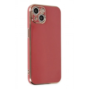 Apple iPhone 14 Kılıf Volet Silikon - Kırmızı