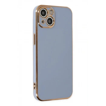 Apple iPhone 14 Kılıf Volet Silikon - Mavi