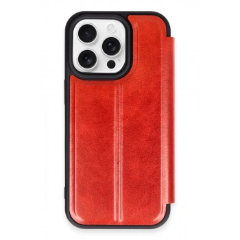 Apple iPhone 14 Pro Max Kılıf Flip Cover - Kırmızı
