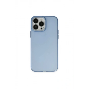 Apple iPhone 14 Pro Max Kılıf Modos Metal Kapak - Mavi