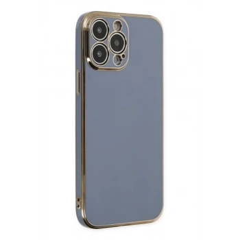 Apple iPhone 14 Pro Max Kılıf Volet Silikon - Mavi