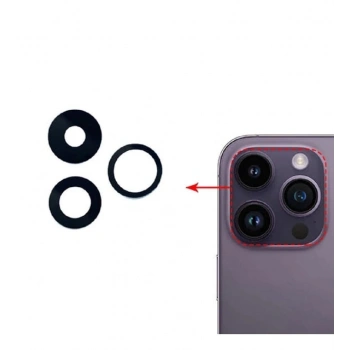 iPhone 14 Pro Uyumlu Kamera Camı Seti