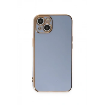 Apple iPhone 15 Kılıf Volet Silikon - Mavi