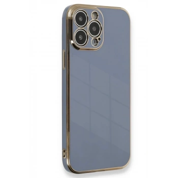 Apple iPhone 15 Pro Kılıf Volet Silikon - Mavi
