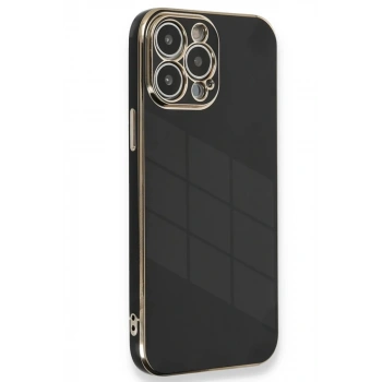 Apple iPhone 15 Pro Kılıf Volet Silikon - Siyah