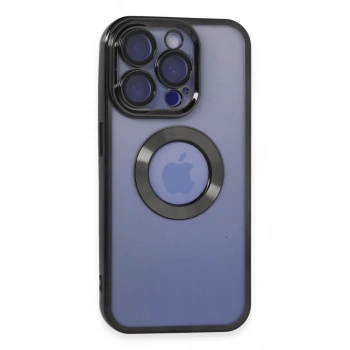 Apple iPhone 15 Pro Max Kılıf Slot Silikon - Siyah