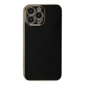 Apple iPhone 15 Pro Max Kılıf Volet Silikon - Siyah
