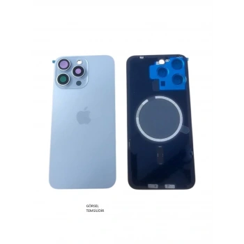 iPhone 15 PRO MAX Uyumlu Arka Pil Kapağı FULL NFC li Lens