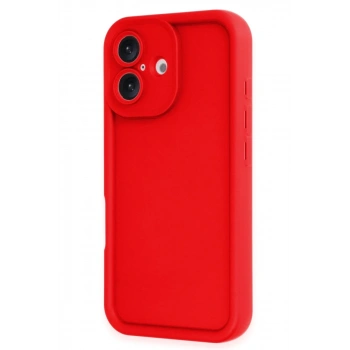 Apple iPhone 16 Kılıf Viera Silikon - Kırmızı