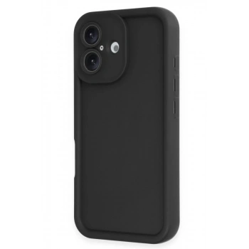 Apple iPhone 16 Kılıf Viera Silikon - Siyah